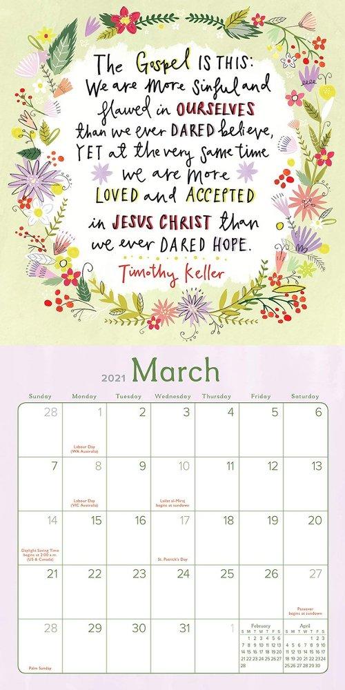 2021 Mini Wall Calendar: We Are So Blessed
