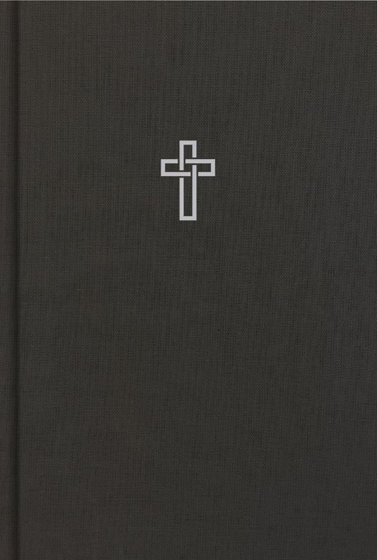 CSB Large Print Ultrathin Reference Bible, Charcoal