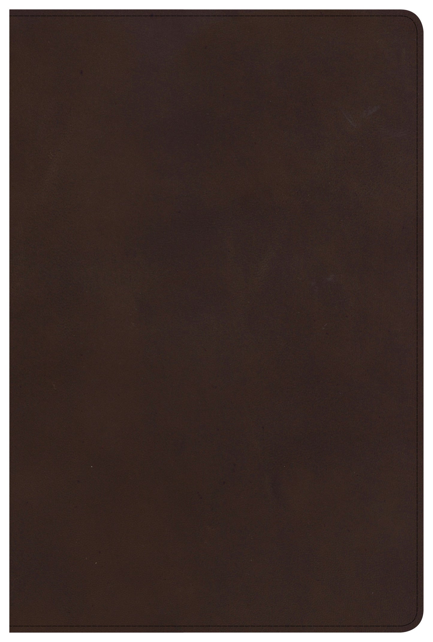 CSB Large Print Ultrathin Reference Bible, Brown Leather