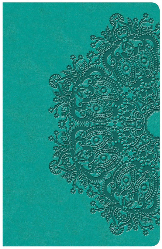 KJV Large Print Personal Size Reference Bible, Teal, Indexed