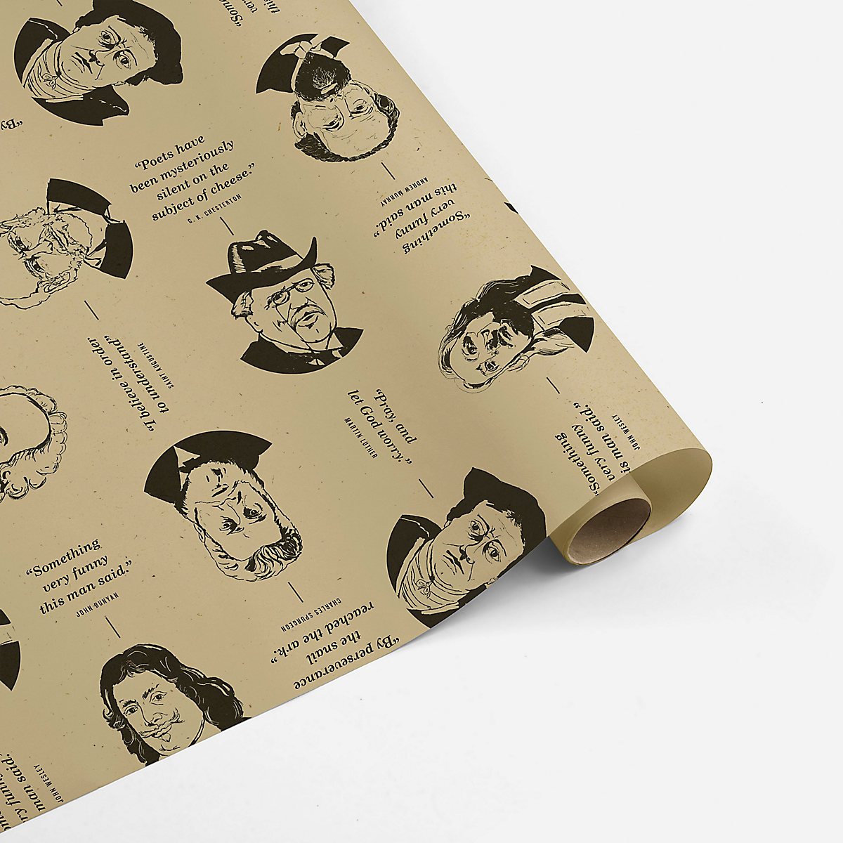 Funny Theologian Wrapping Paper