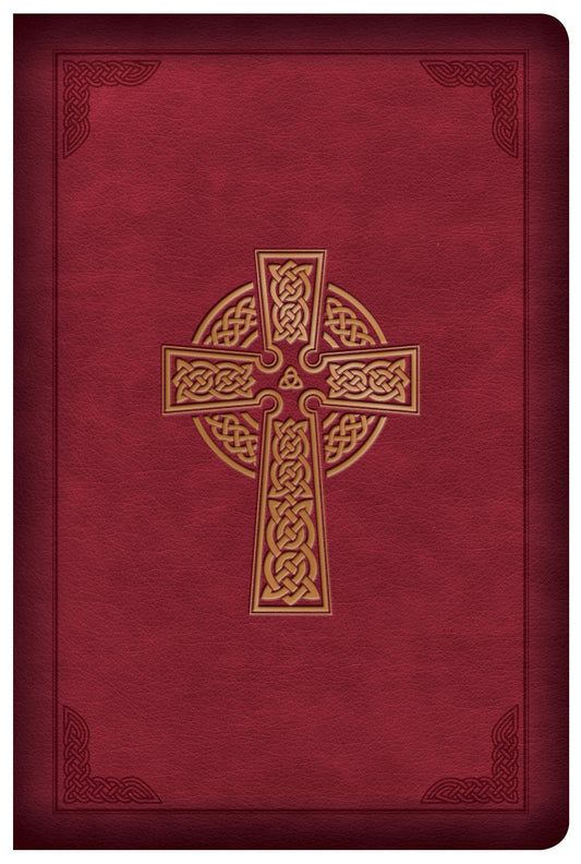 CSB Large Print Compact Reference Bible, Burgundy