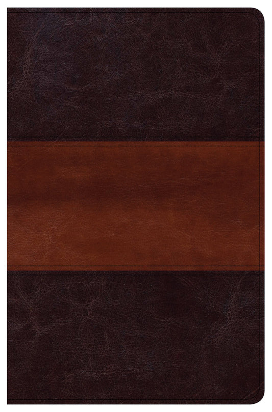 CSB Personal Size Reference Bible, Mahogany, Indexed