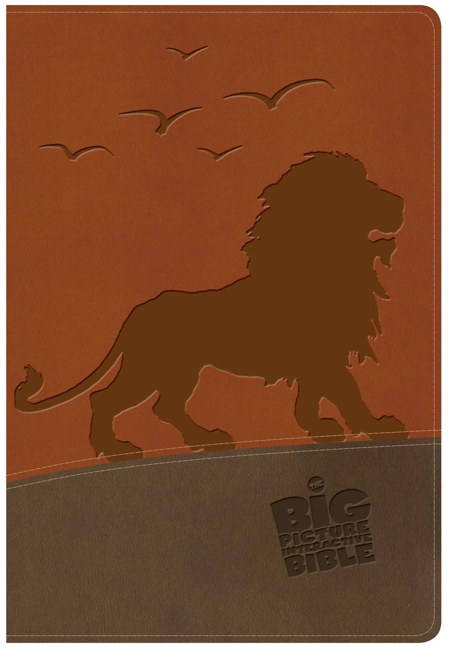 NKJV Big Picture Interactive Bible, Lion LeatherTouch