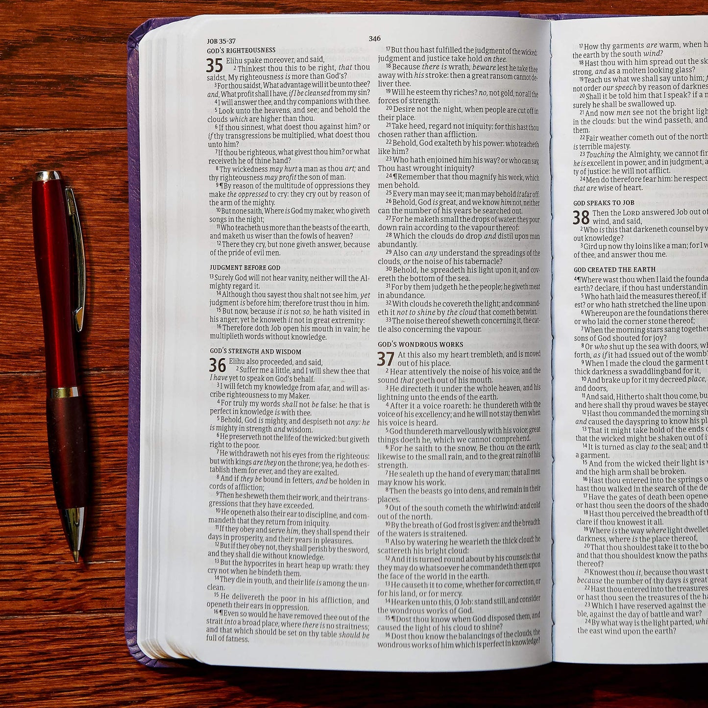 KJV Gift and Award Bible, Purple Imitation Leather