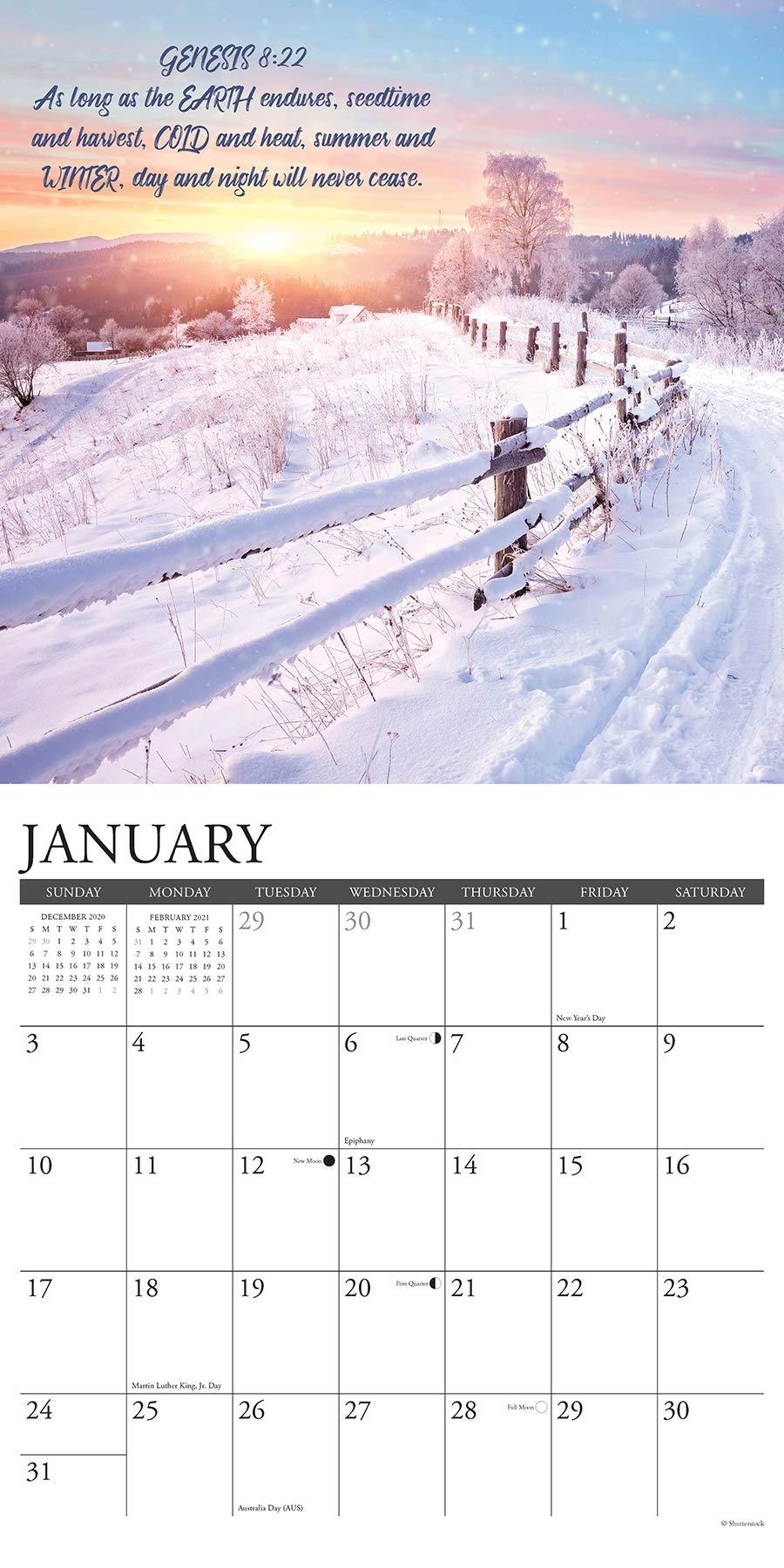 God's Palette 18-month Calendar 2021