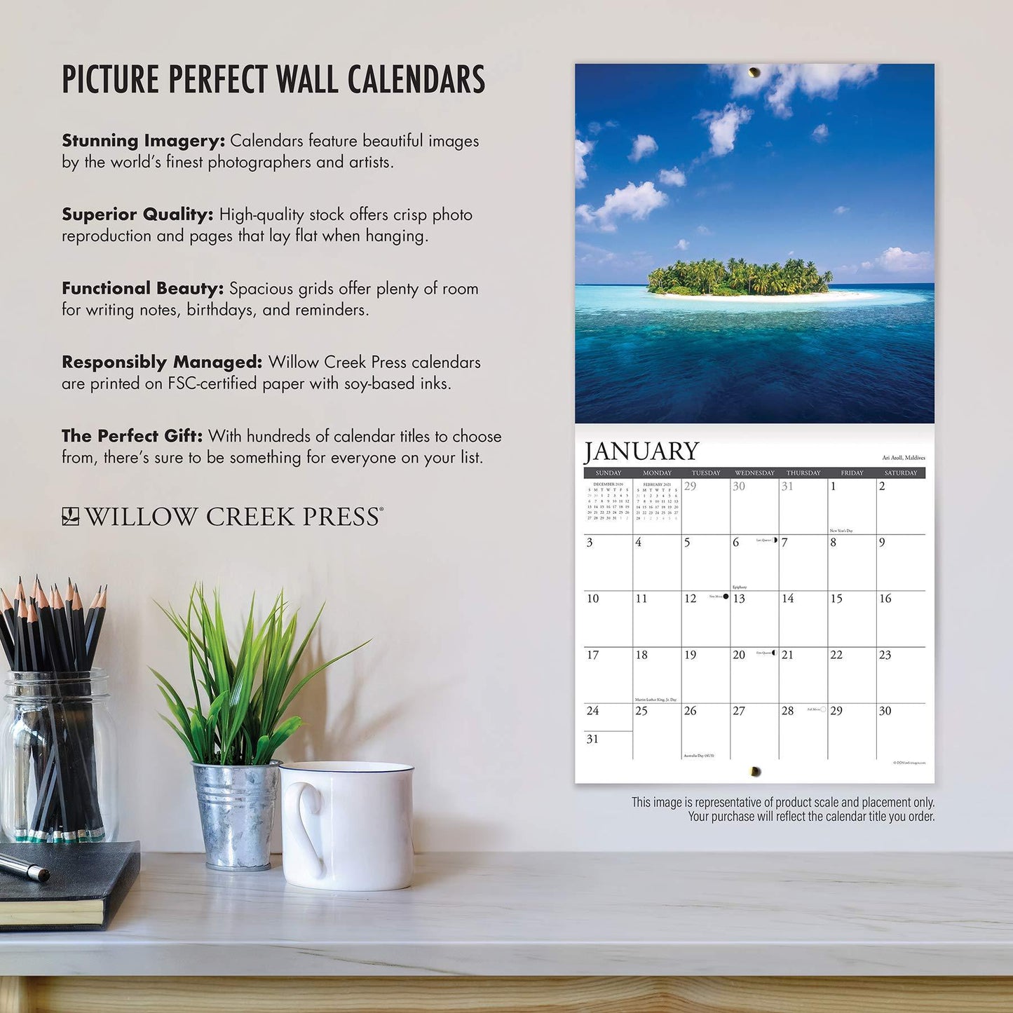 God's Palette 18-month Calendar 2021