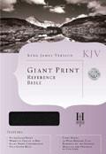 KJV Giant Print Reference Bible Black Imitation Leather - N/A - Re-vived.com