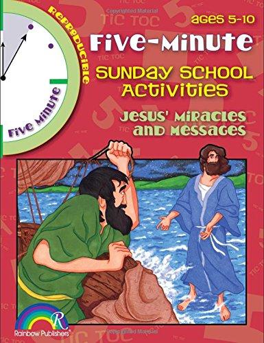 5 Minute Sunday School Activities -- Jesus' Miracles and Messages