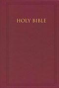 KJV Pew Bible Deep Garnet Maroon Hardback - N/A - Re-vived.com