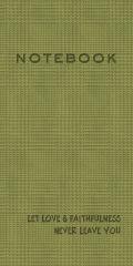 Notebook - Let Love & Faithfulness Never Leave You Dicarta - Compiled by Barbour Staff - Re-vived.com
