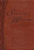 NKJV Spiritual Warfare Bible Brown Imitation Leather - N/A - Re-vived.com