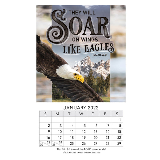 2022 Mini Magnet Calendar: Eagles