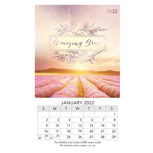 2022 Mini Magnet Calendar: Amazing Grace