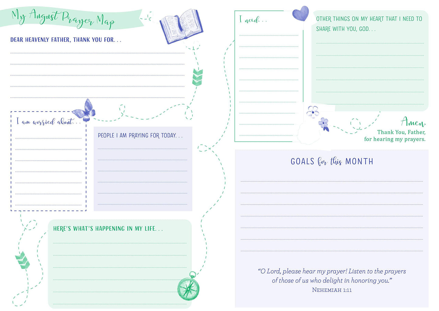 2021 Creative Planner: The Prayer Map