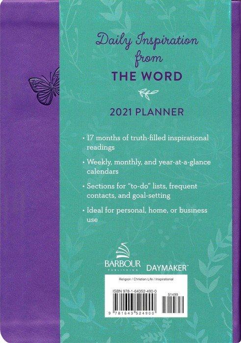 2021 Planner: Daily Inspiration from The Word Imitation Leather
