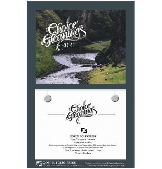 Choice Gleanings Wall Calendar 2021