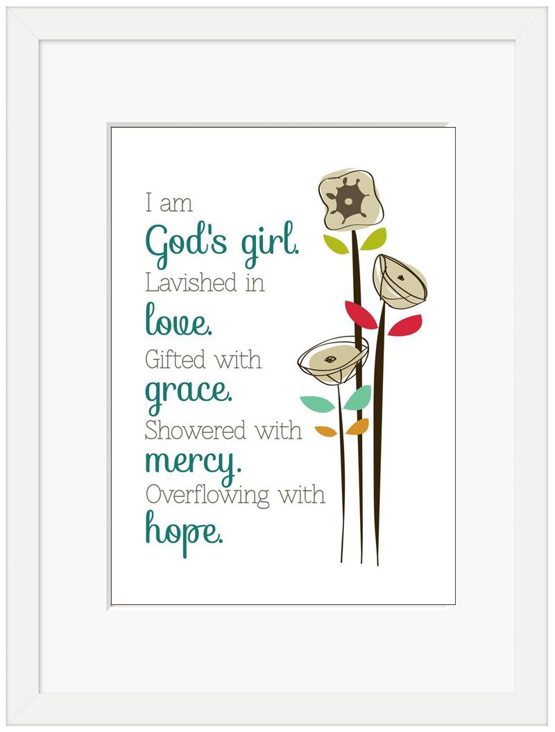 God's Girl - 6x4 Framed Print