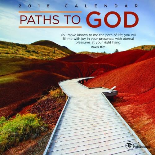 2018 Paths to God Mini Wall Calendar