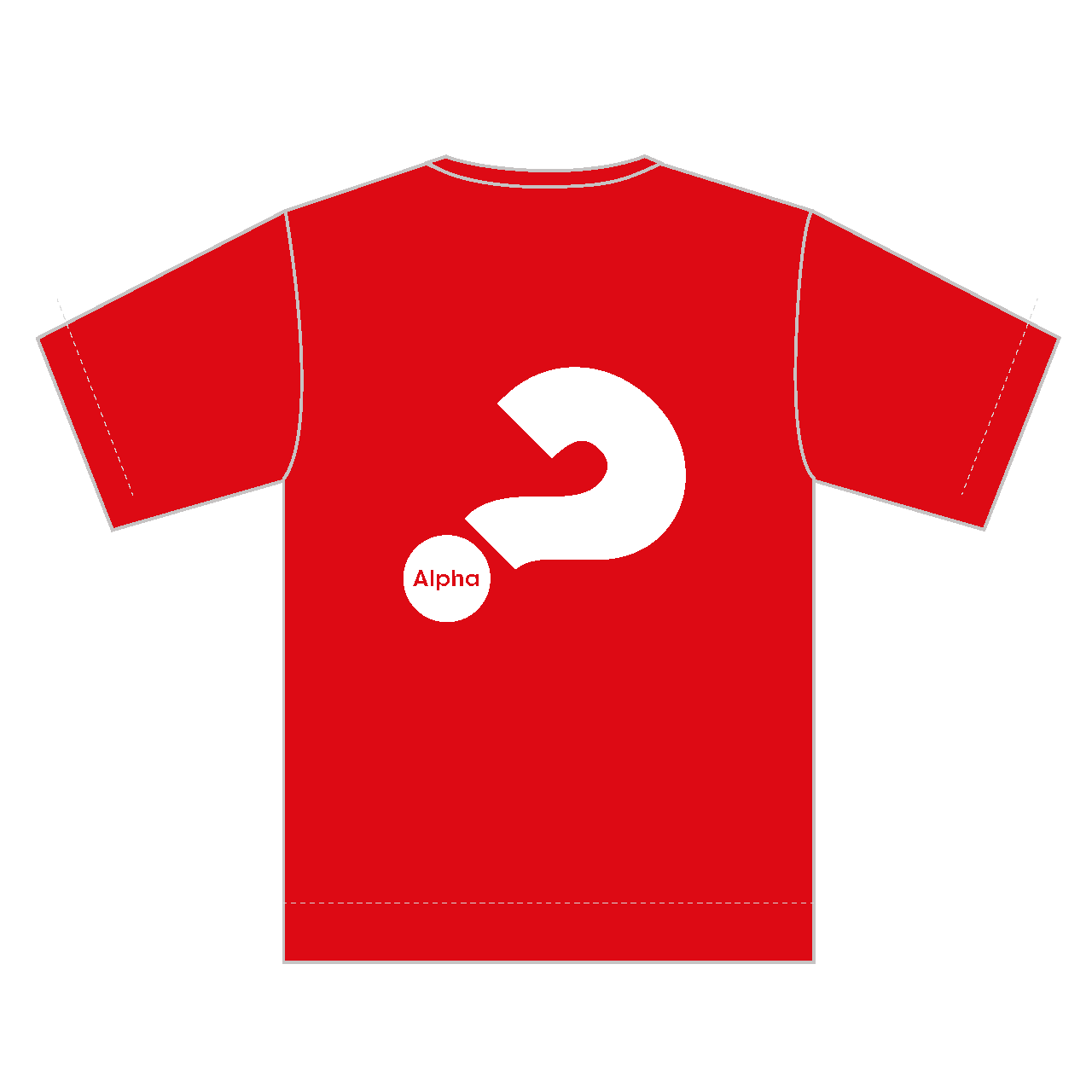 Alpha Organic T-Shirt - Red