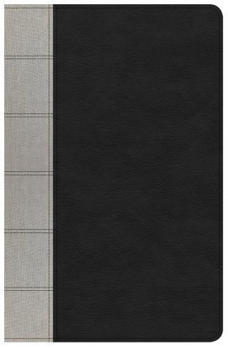 KJV Large Print Personal Size Reference Bible, Black/Gray