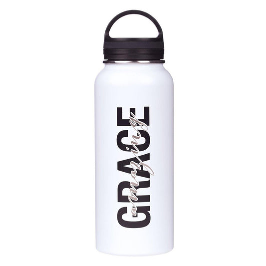 Stainless Steel Water Bottle: Amazing Grace