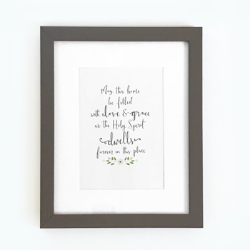 May This Home - Framed Print