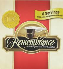Remembrance Individually Packaged Bread & Juice Communion Set - Pack of 6
