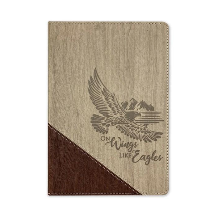 Journal: On Wings Like Eagles Two-Tone Lux Leather