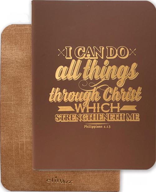 Journal: I Can Do All Things  Lux Leather Flexicover