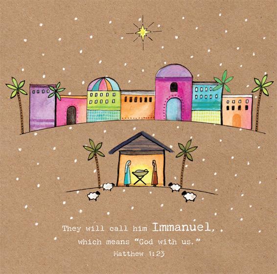 Compassion Charity Christmas Cards: Bright Bethlehem (10 Pack)