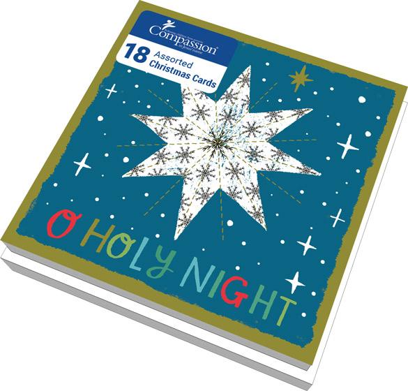 Christmas Card Box: Assorted - O Holy Night (18 Pack)