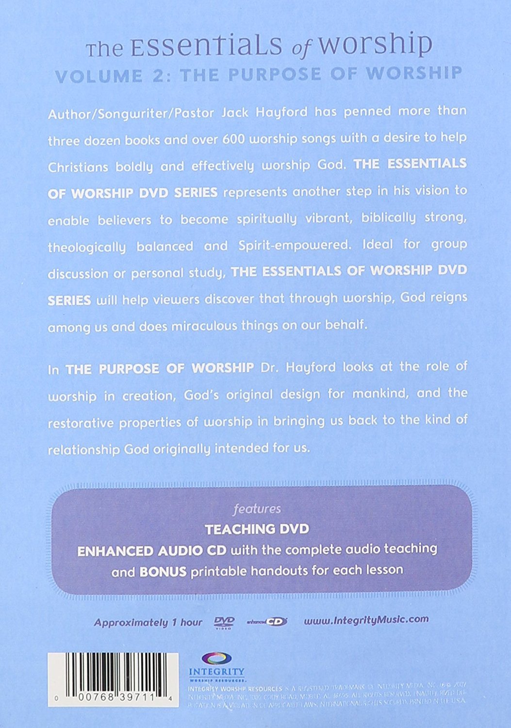 The Essentials Of Worship Series-Vol. 2 The Purpose Of Worship