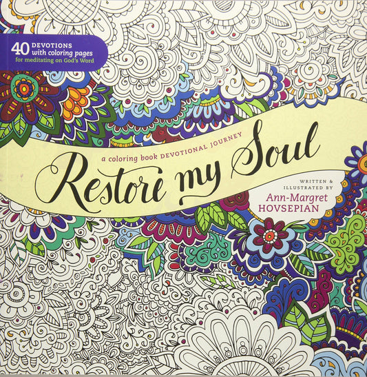 Restore My Soul Colouring Book