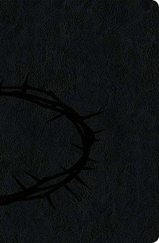 NLT Premium Value Slimline Large Print Bible: Crown design