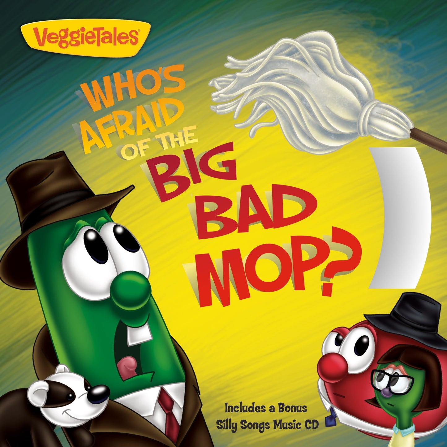 VeggieTales: Who's Afraid Of The Big Bad Mop? Paperback + CD