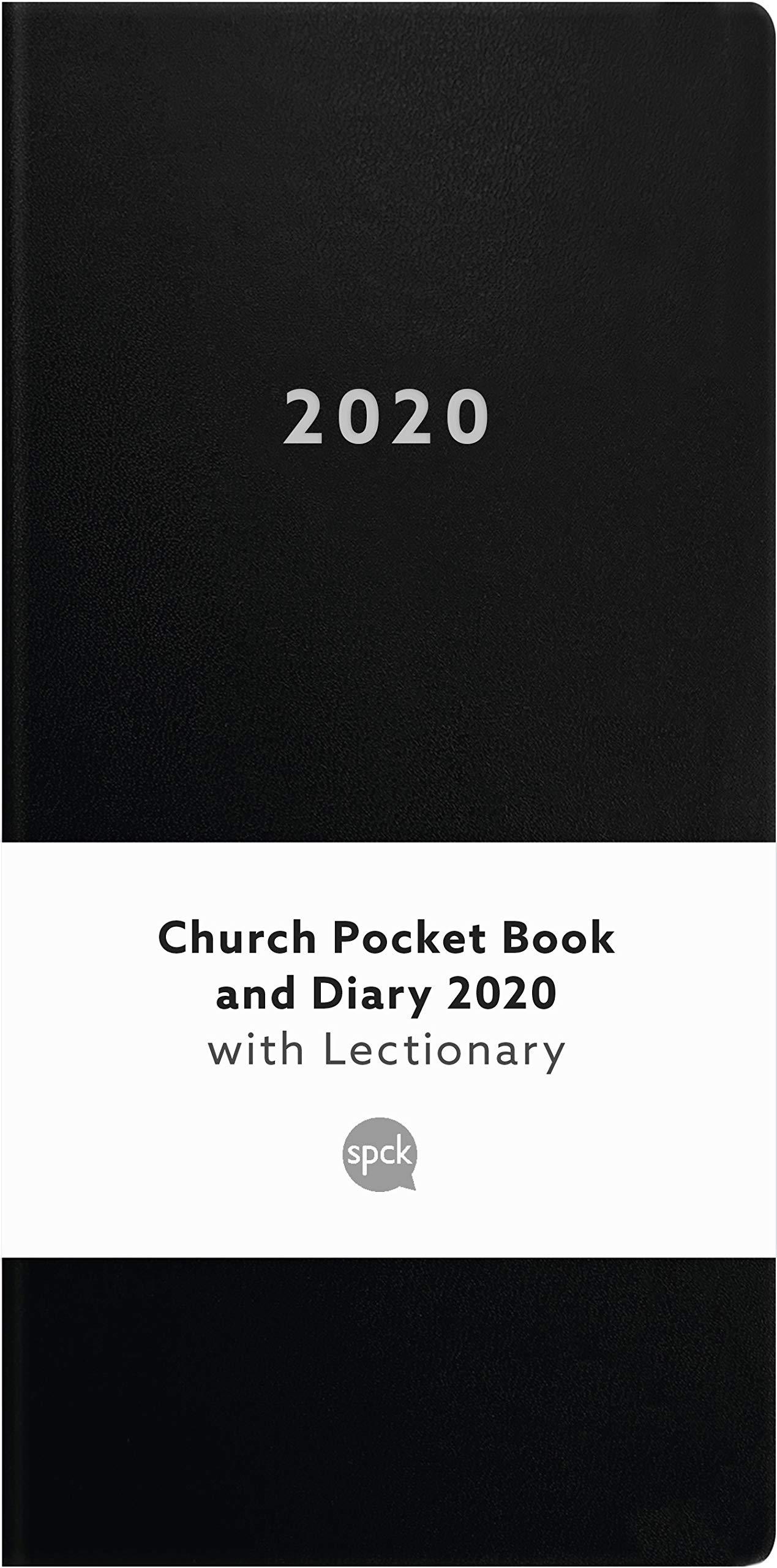 Church Pocket Book and Diary 2020, Black