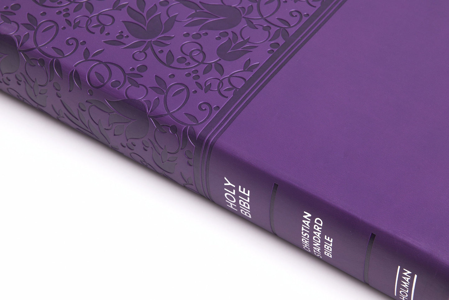 CSB Super Giant Print Reference Bible, Purple Leathertouch