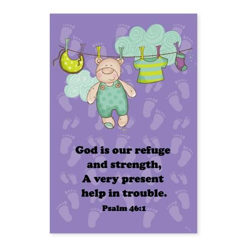Memo Pad Happy Teddy Psalm 46