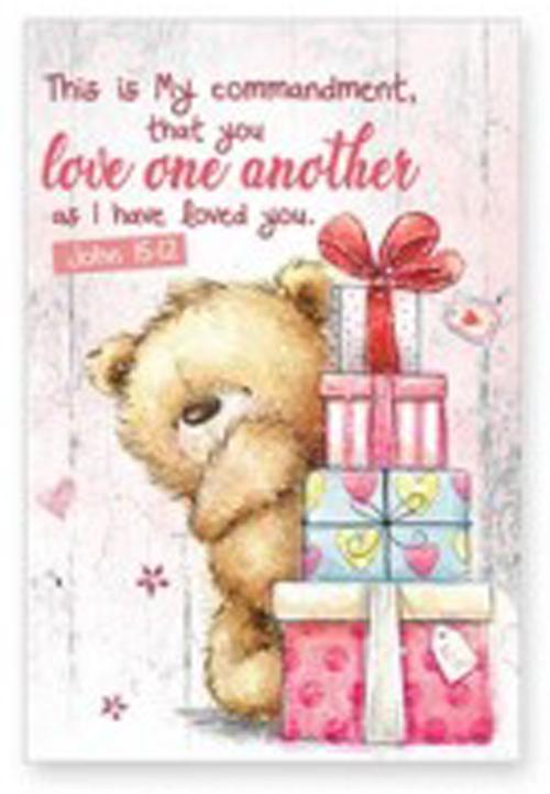 Memo Pad Teddy Love One Another