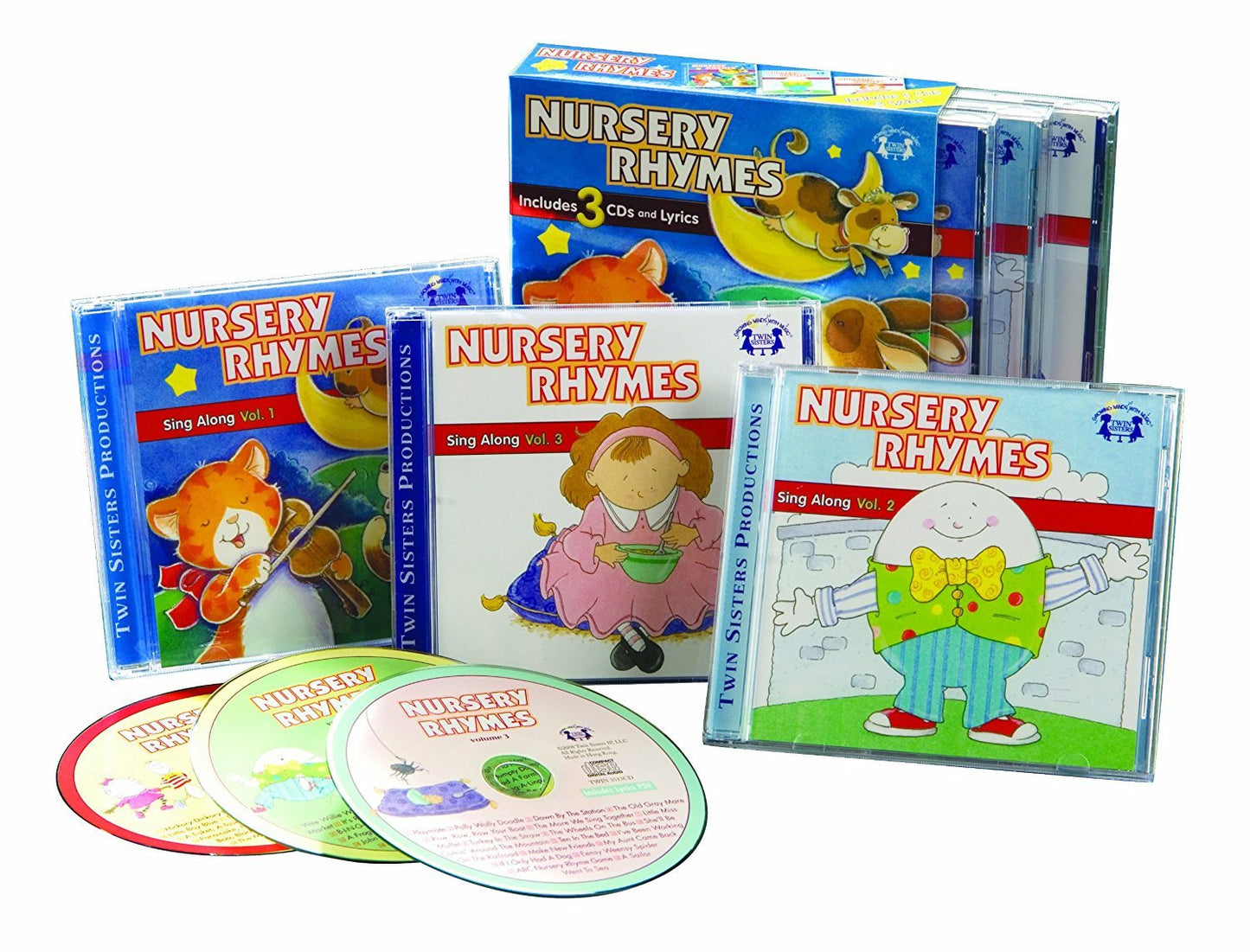 Nursery Rhymes 3-CD Brick  Box set, Enhanced