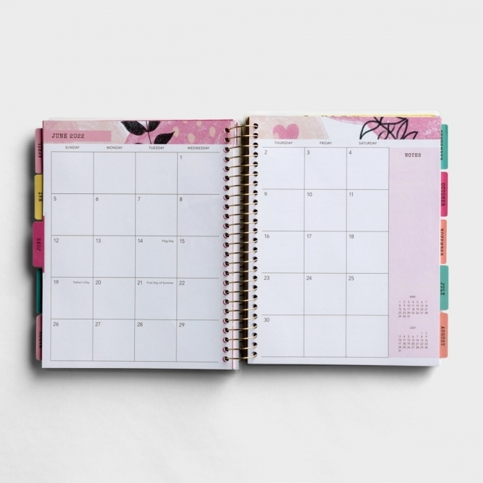 2022 18 Month Planner: Your Word Is A Lamp