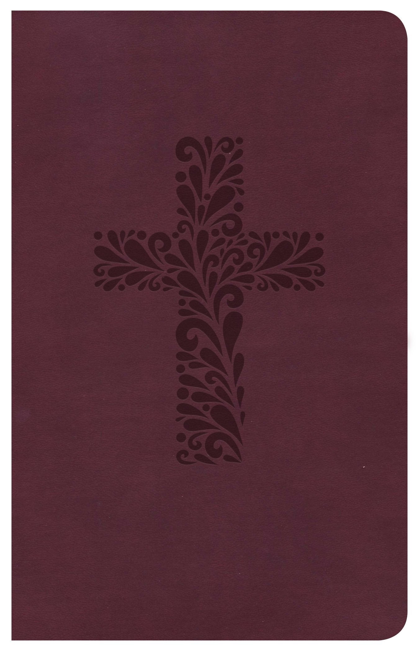 CSB Pocket Gift Bible, Burgundy LeatherTouch