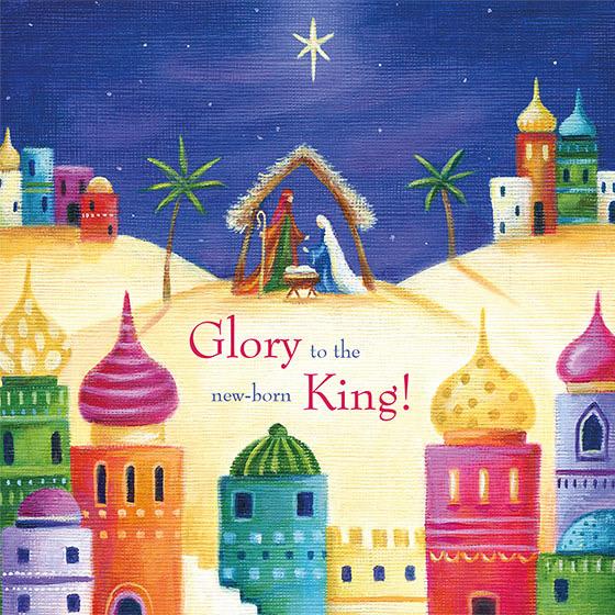 Compassion Charity Christmas Cards: Newborn King (10 Pack)