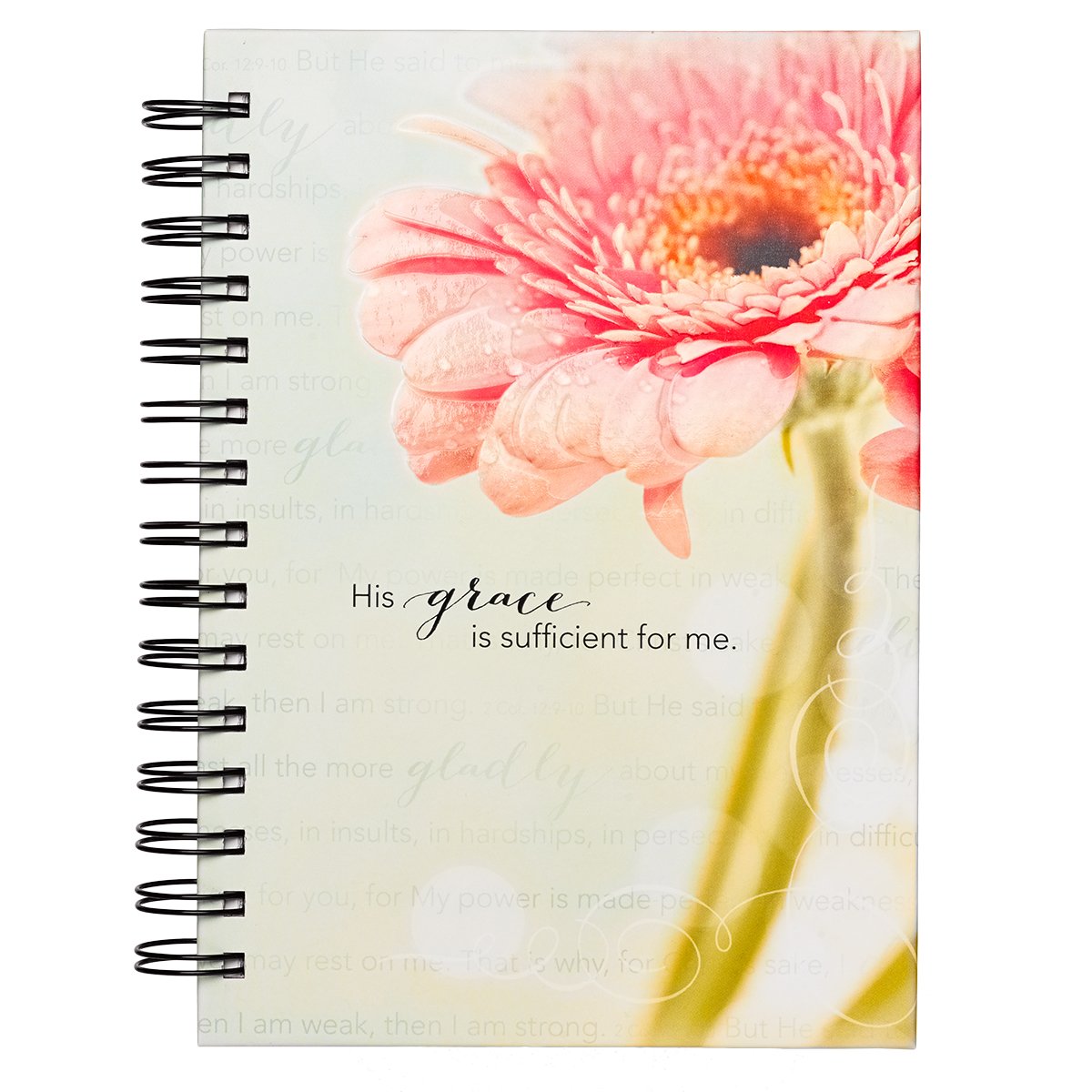 His Grace Is Sufficient For Me" Wirebound Journal