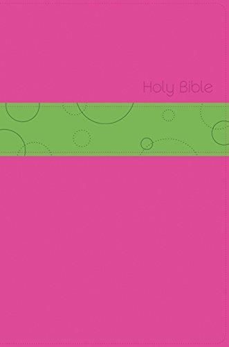 NLT Premium Gift Bible, Bubblegum/Pistachio Imitation Leather