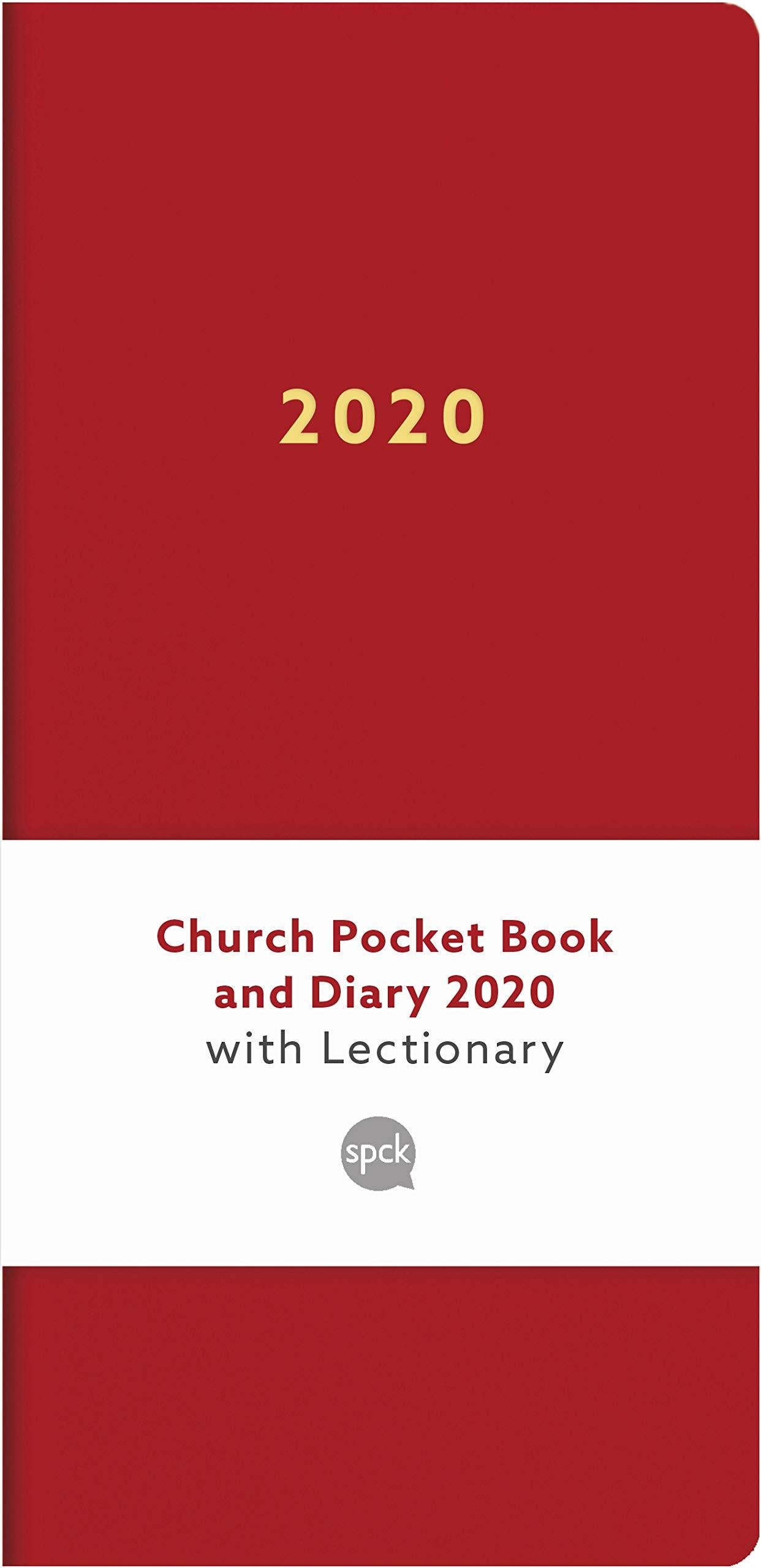 Church Pocket Book and Diary 2020, Red