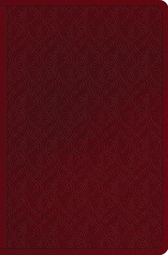 ESV Value Compact Bible Trutone, Ruby, Vine Design