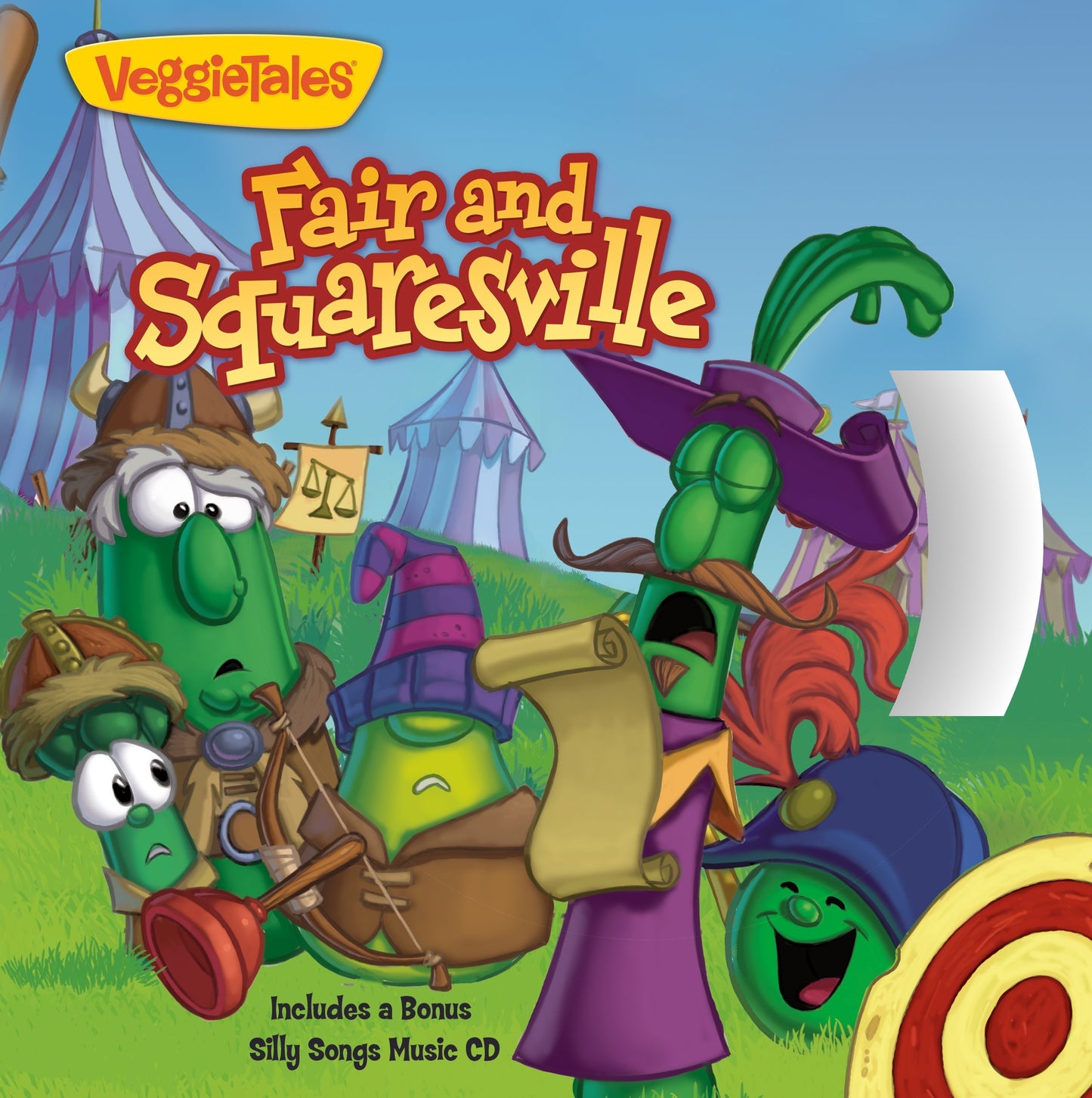 VeggieTales: Fair And Squaresville Paperback + CD