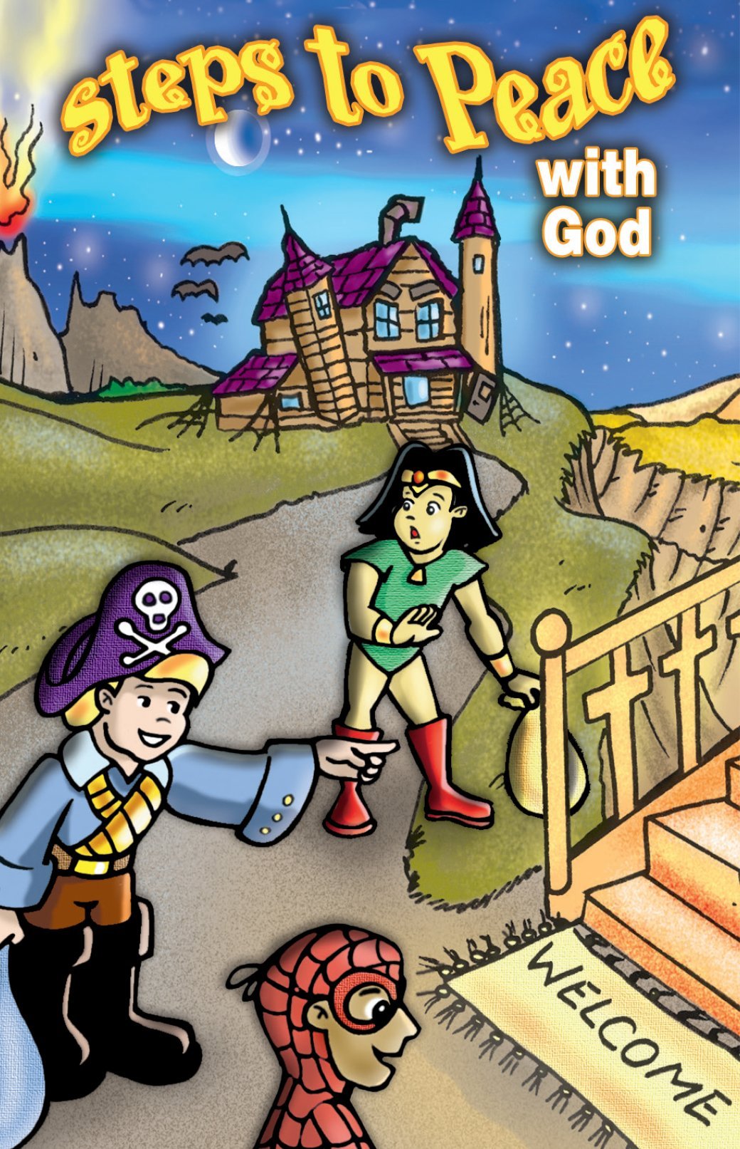 Steps To Peace With God Halloween (Pack Of 25)